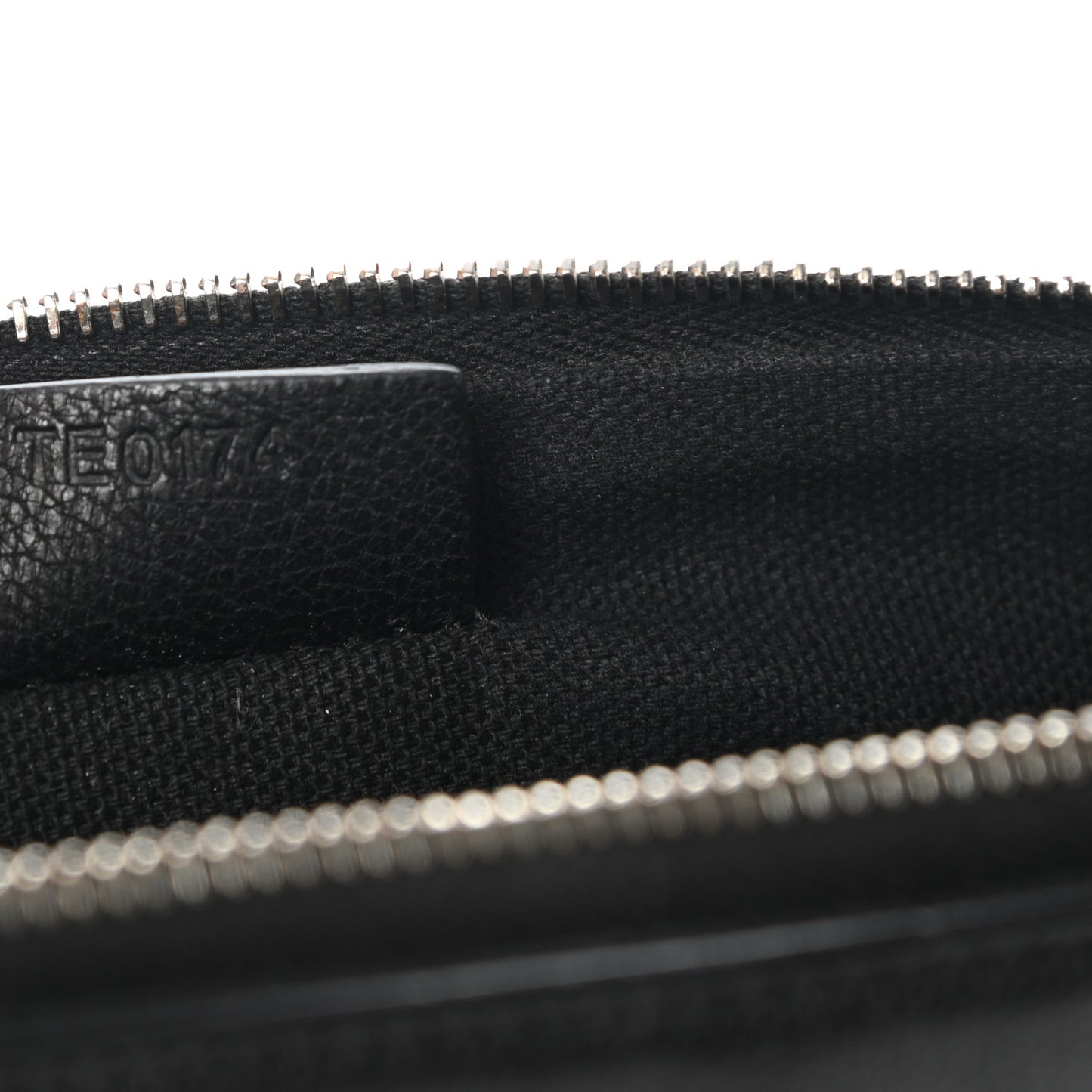 Sugar Goatskin Large Antigona Pouch Black
