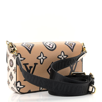 Louis Vuitton Monogram Wild At Heart Felicie Strap & Go Arizona Creme 3 of 8