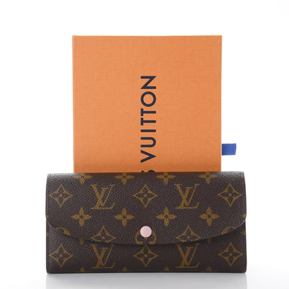 Louis Vuitton Monogram Emilie Wallet Rose Ballerine 8 of 8