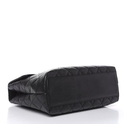 Chanel Caviar Quilted Jumbo Kelly Flap Black 4 of 14