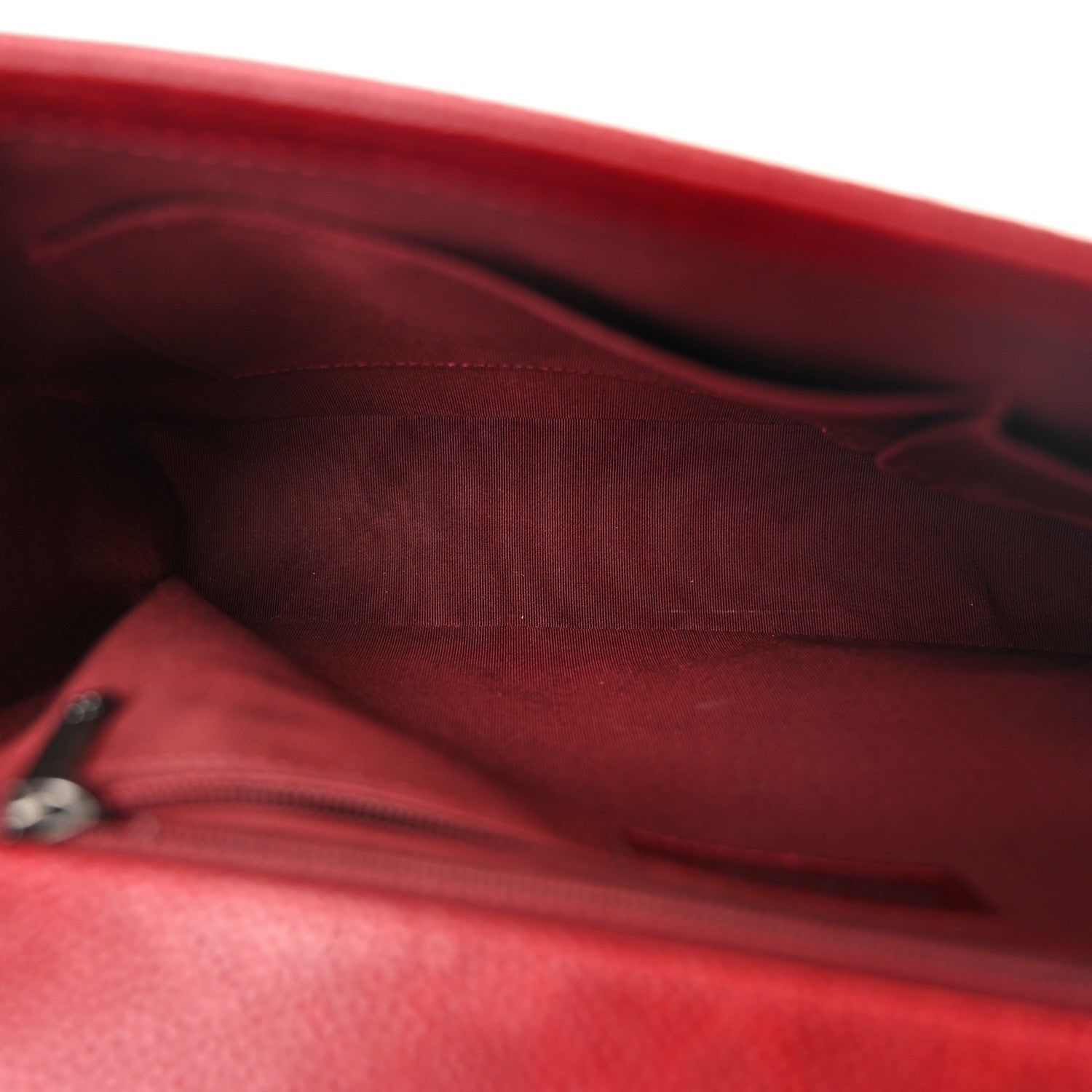 Chanel Caviar Quilted Large Boy Flap Dark Red 5 of 13