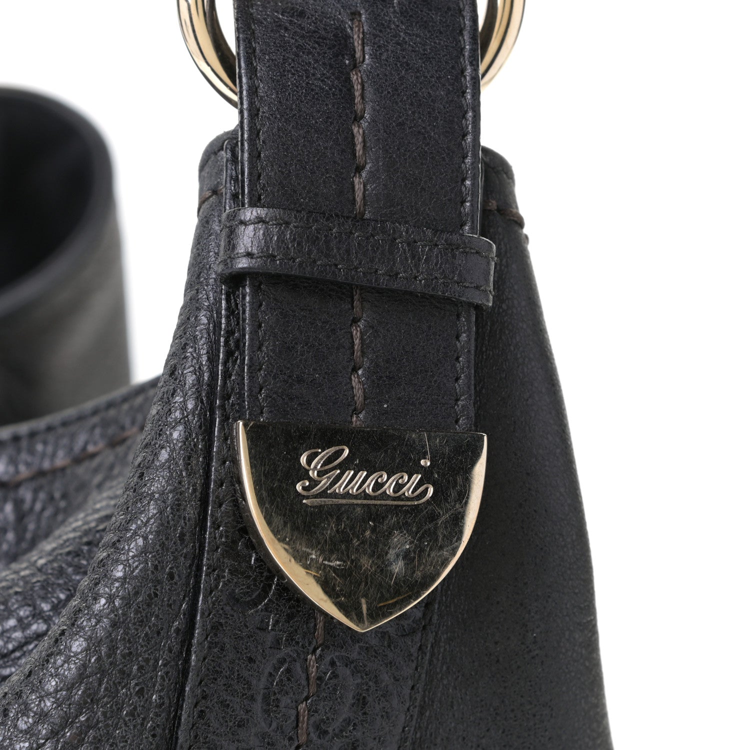 Gucci Calfskin Guccissima Trim Large Signoria Dark Brown 8 of 12