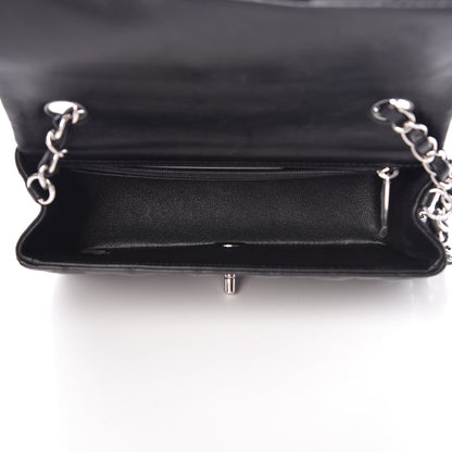 Chanel Lambskin Quilted Mini Rectangular Flap Black 5 of 12