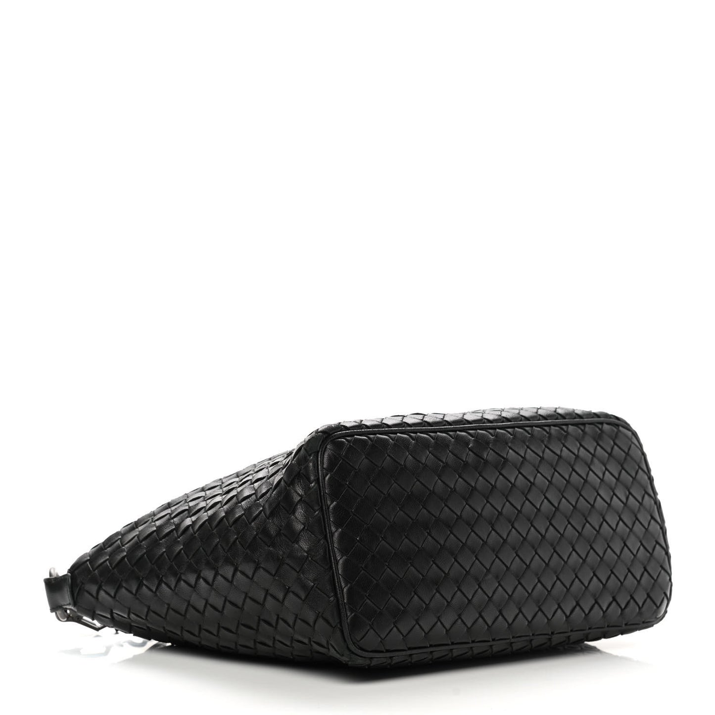 Nappa Intrecciato Small Shoulder Bag Black