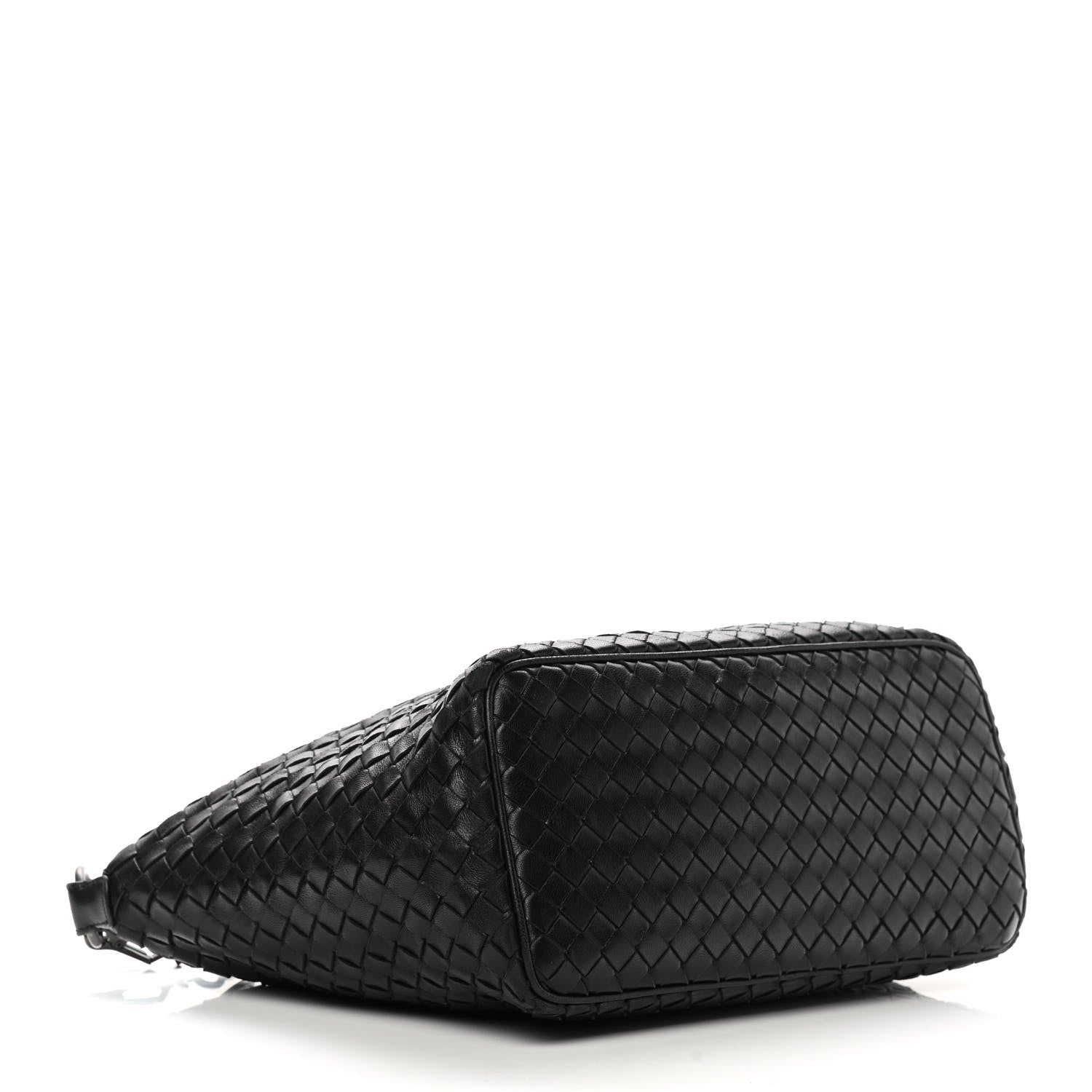 Bottega Veneta Nappa Intrecciato Small Shoulder Bag Black 4 of 12