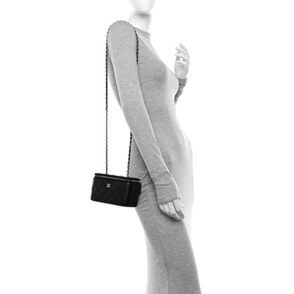 Chanel Caviar Quilted Small Vanity Case With Chain Black 2 of 11