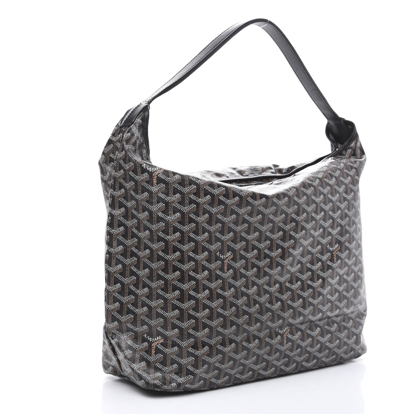 Goyardine Fidji Zip Hobo Black