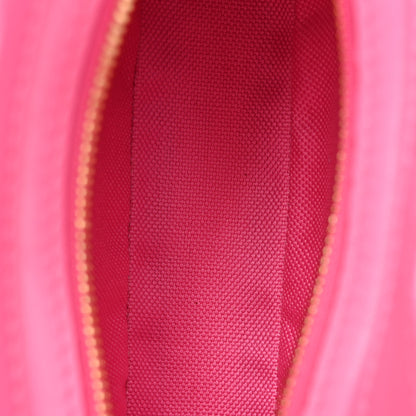 Gucci Calfskin Monogram Mini Moon Side Shoulder Bag Pink 5 of 10