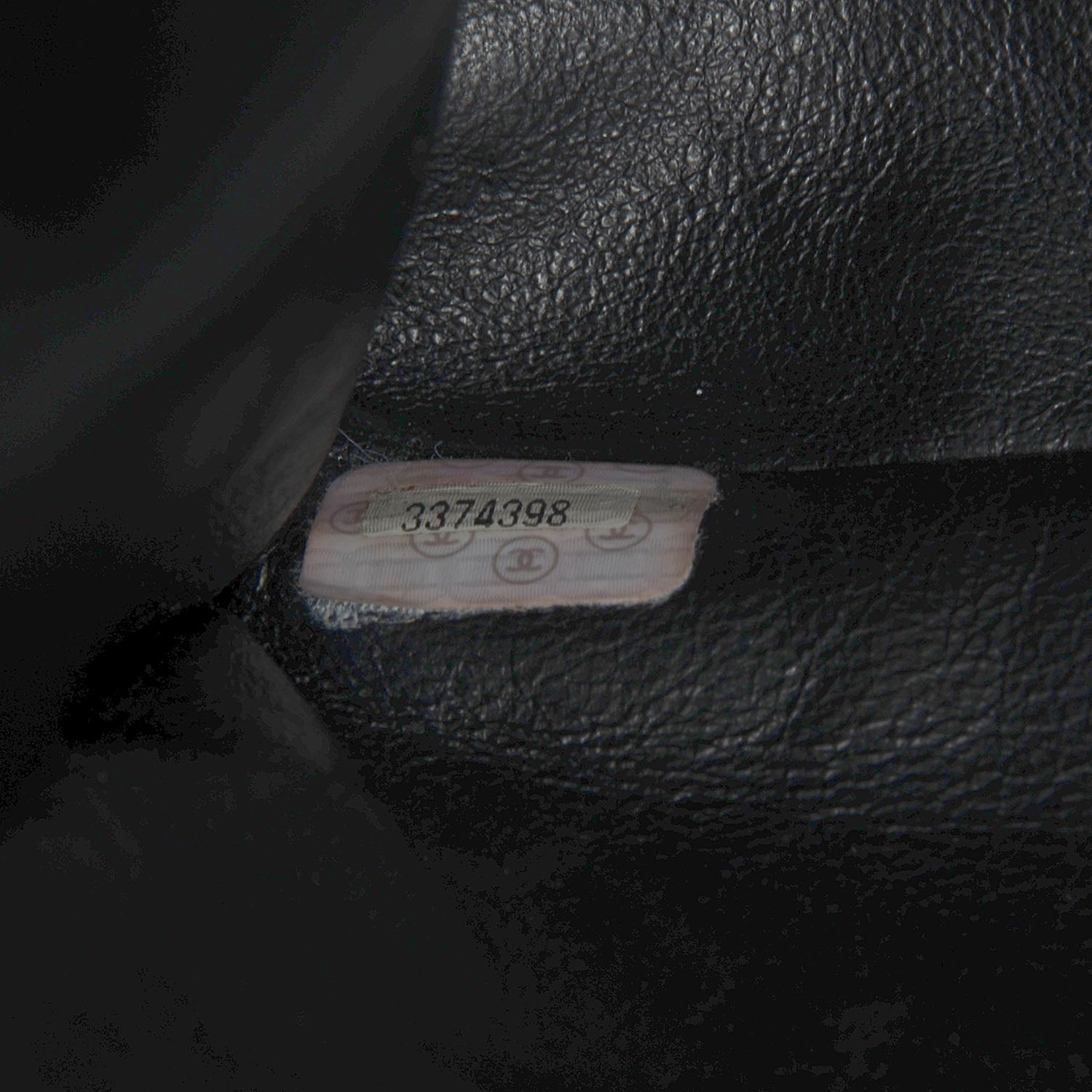Chanel Lambskin Jumbo Shoulder Bag Black 8 of 8
