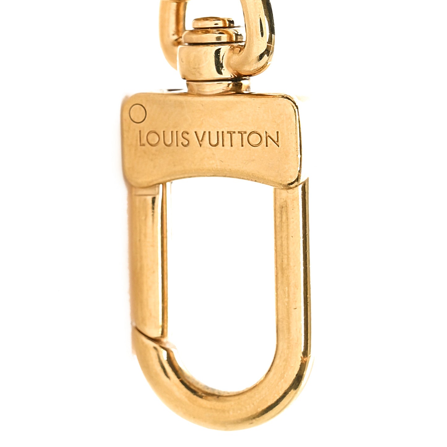 LV Facettes Bag Charm Key Holder Gold