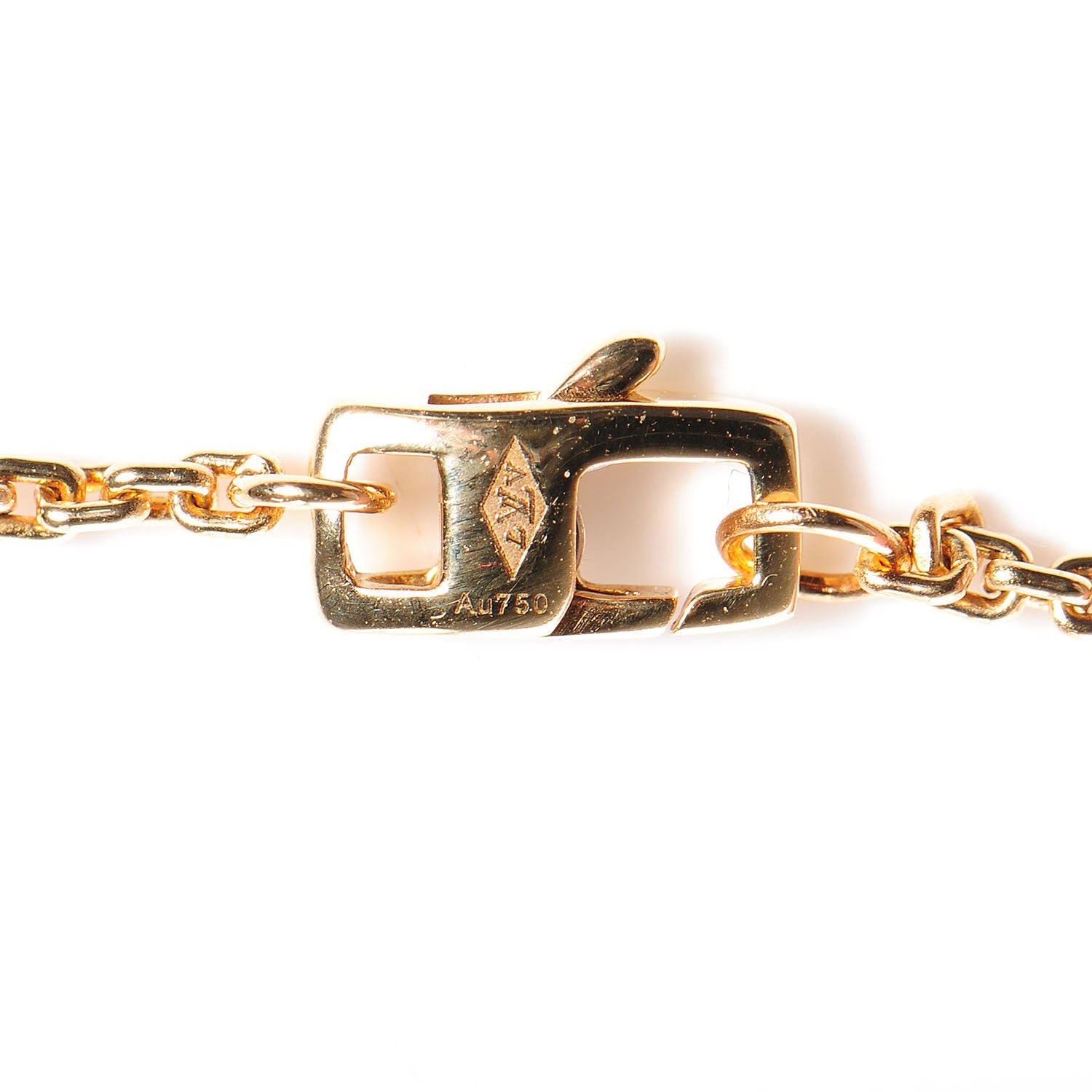 Louis Vuitton 18K Yellow Gold Diamond Monogram Idylle Bracelet 5 of 5