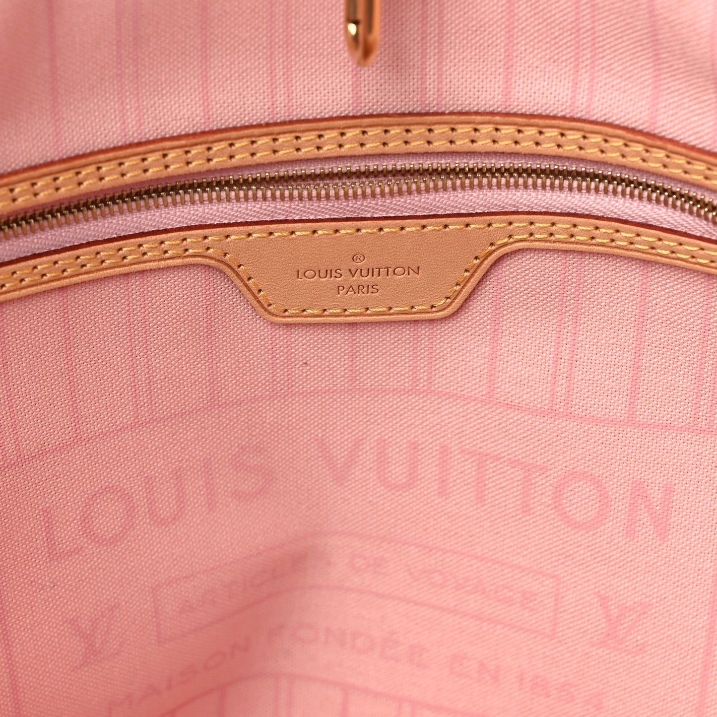Damier Azur Neo Neverfull MM Rose Ballerine