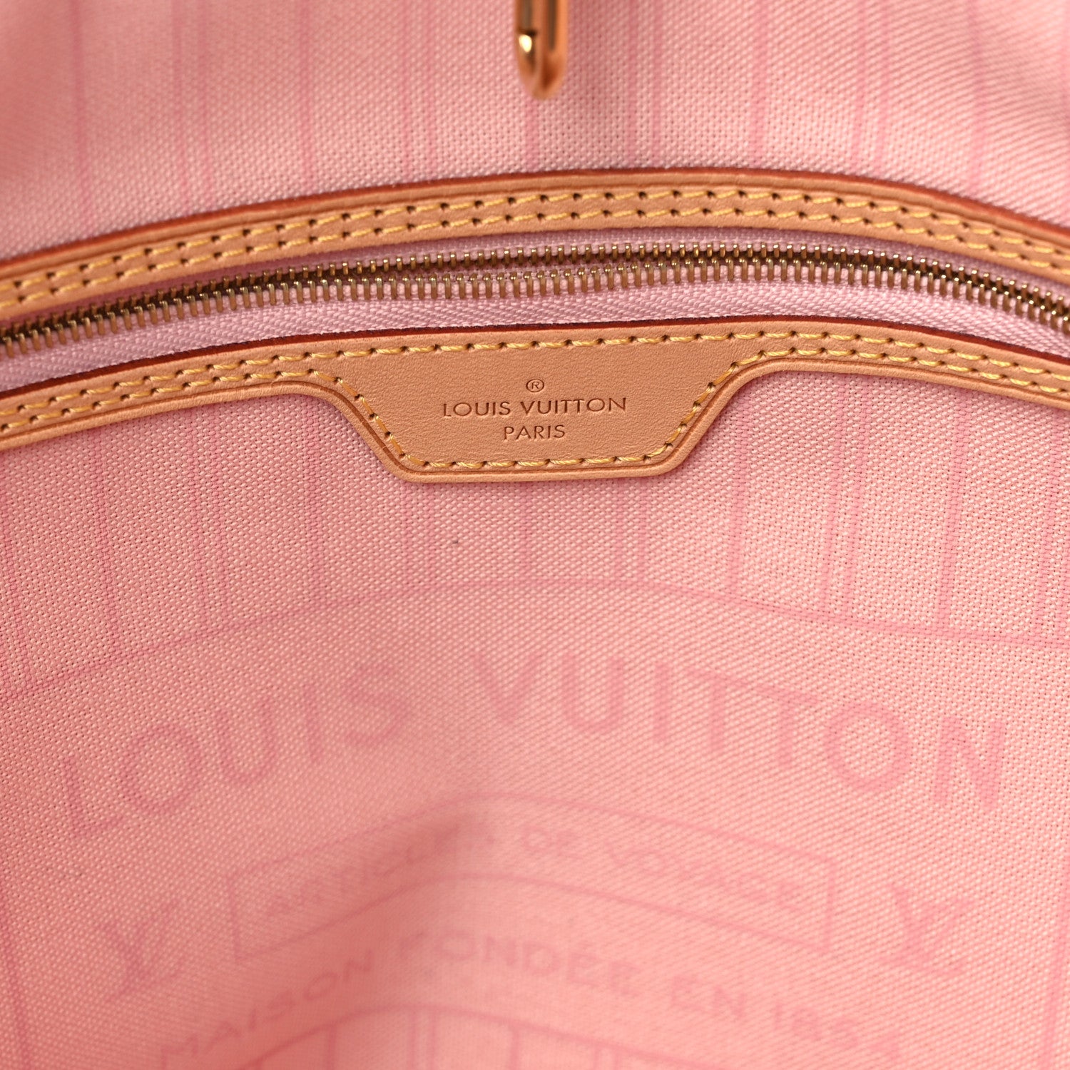 Louis Vuitton Damier Azur Neo Neverfull MM Rose Ballerine 7 of 11