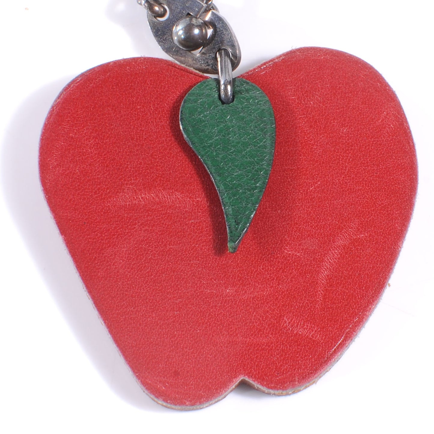 Barenia Apple Key Chain