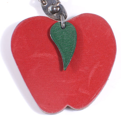 Hermes Barenia Apple Key Chain 3 of 5