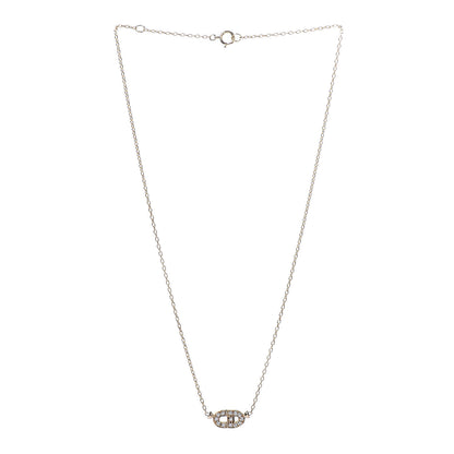 Christian Dior 18K Yellow Gold Diamond Pendant Necklace 3 of 6