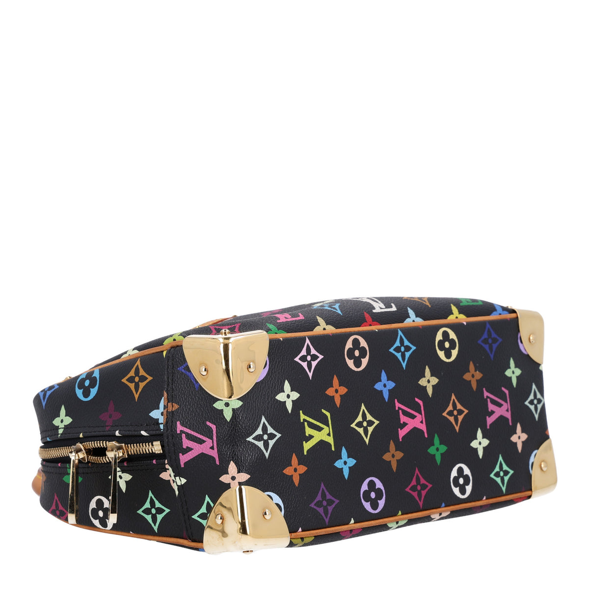 Louis Vuitton Monogram Multicolor Trouville Black 4 of 9