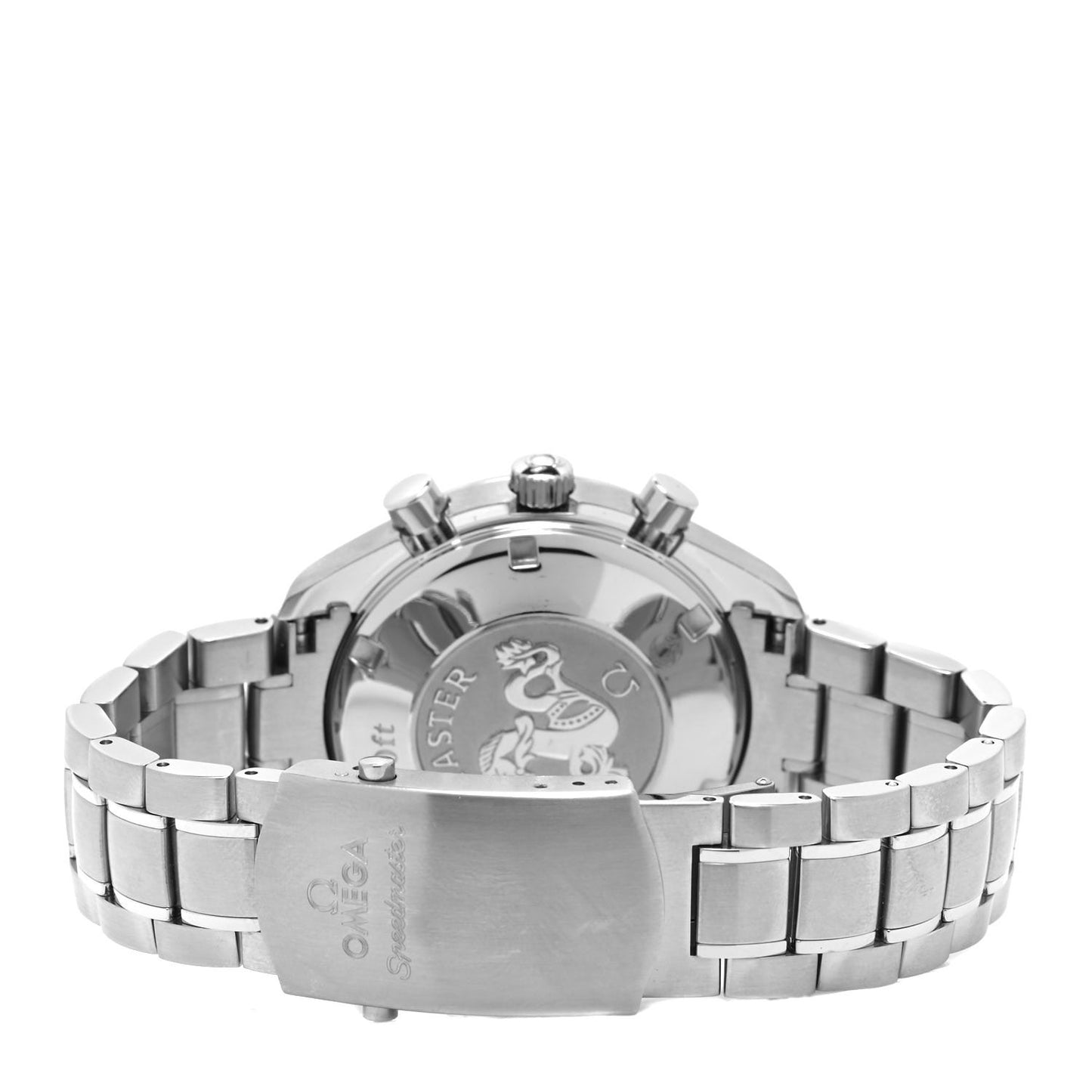 Stainless Steel 40mm Speedmaster Date Automatic Watch Black 3210.50