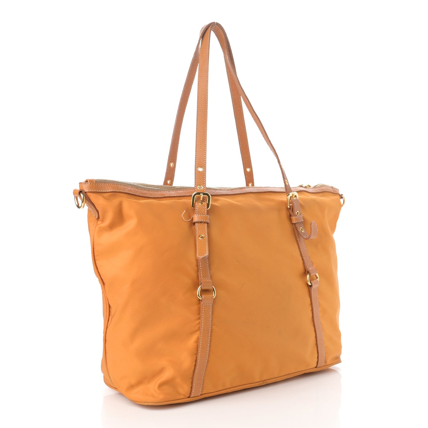 Tessuto Nylon Soft Calf Tote Yellow