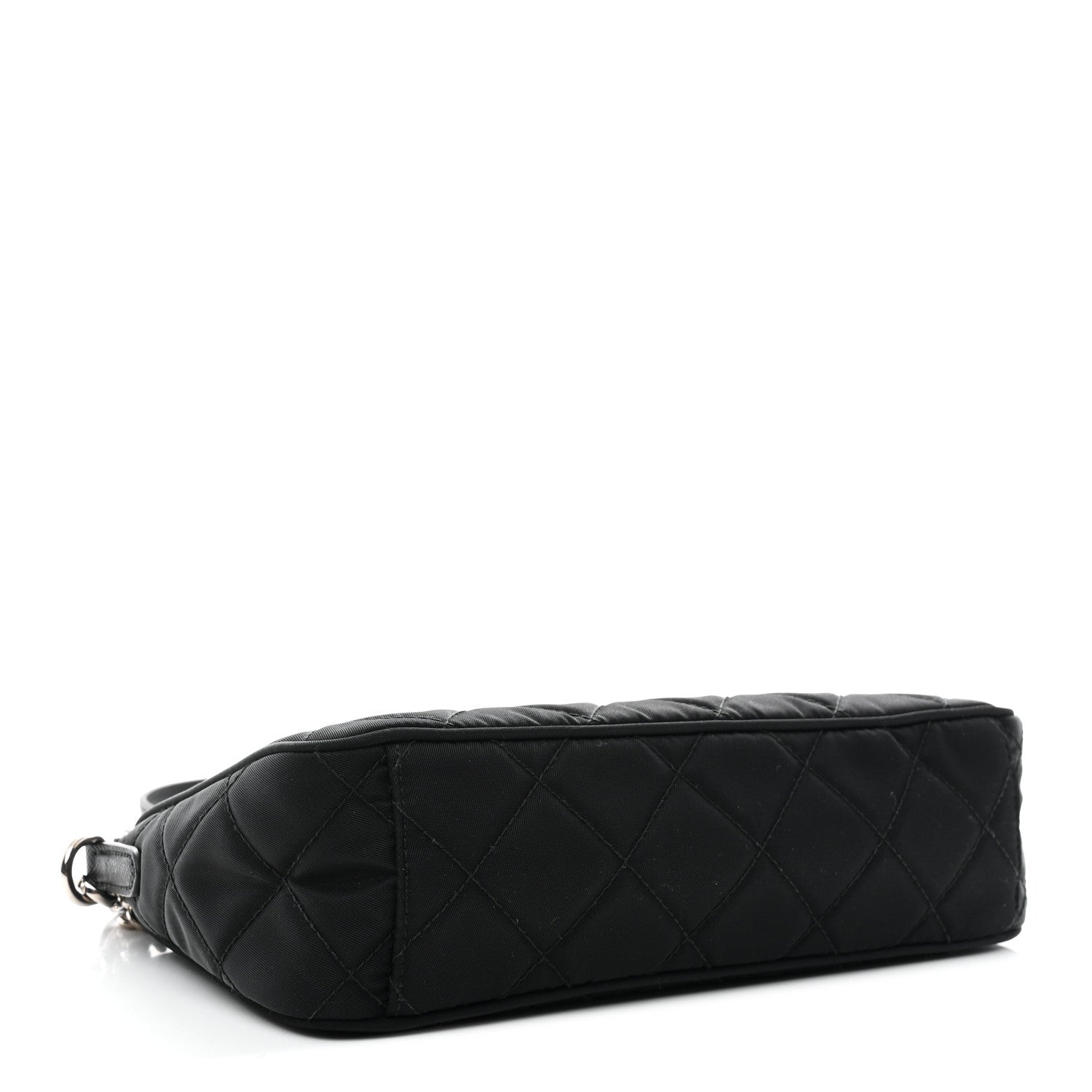 Prada Nylon Tessuto Impuntu Quilted Crossbody Bag Black 4 of 10