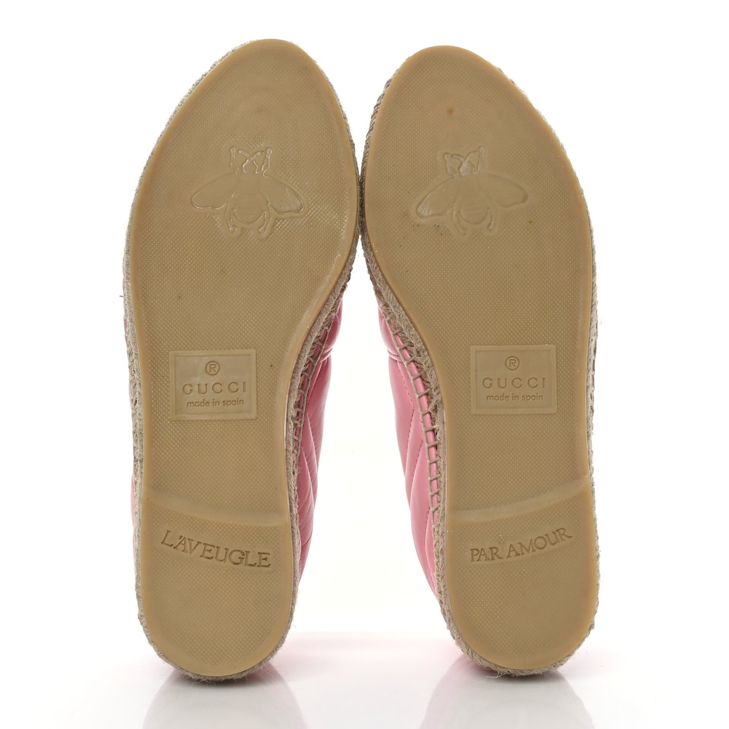 Nappa Matelasse GG Marmont Espadrilles 36 Wild Rose