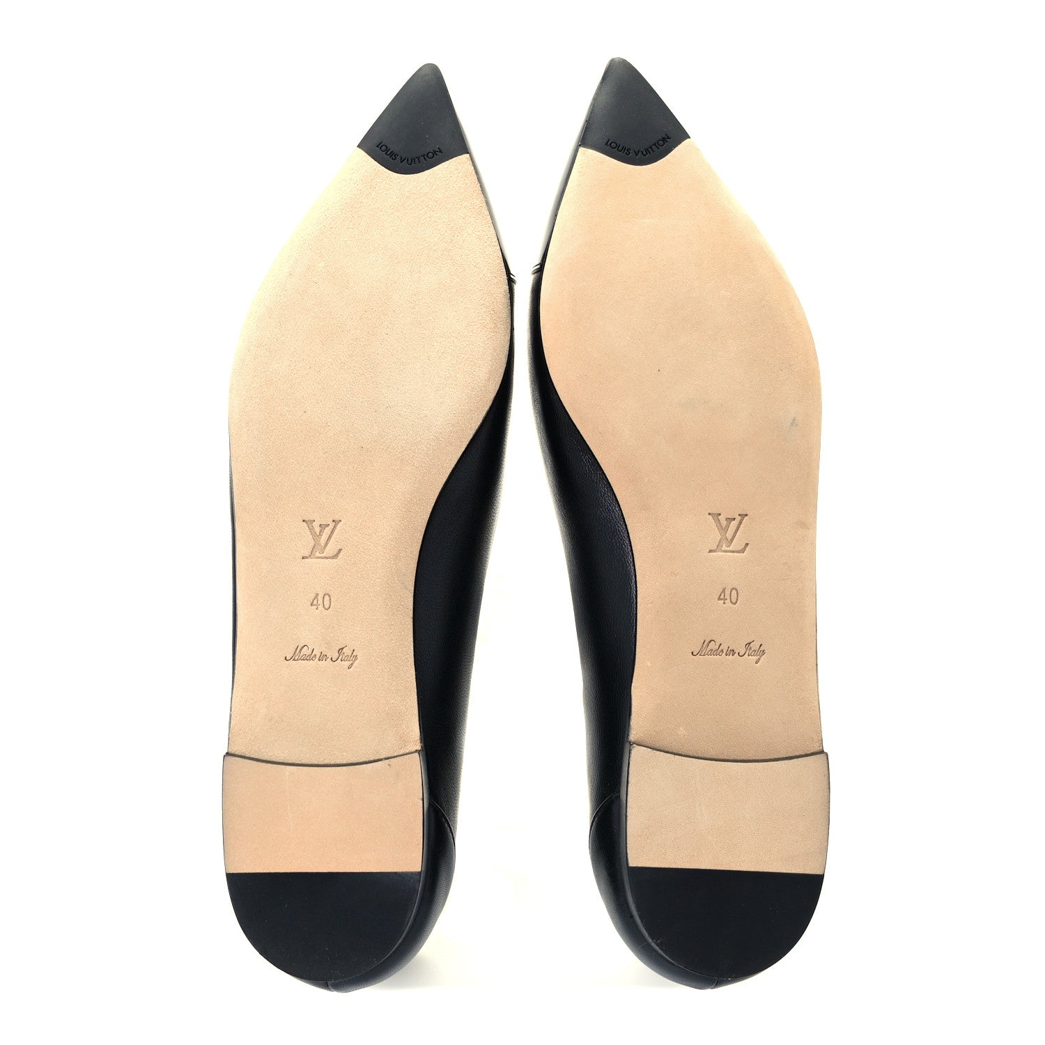 Louis Vuitton Lambskin Capucines Flat Ballerinas 40 Black 7 of 11