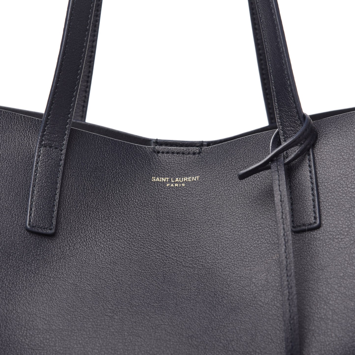 Calfskin Large Shopping Tote Deep Marine