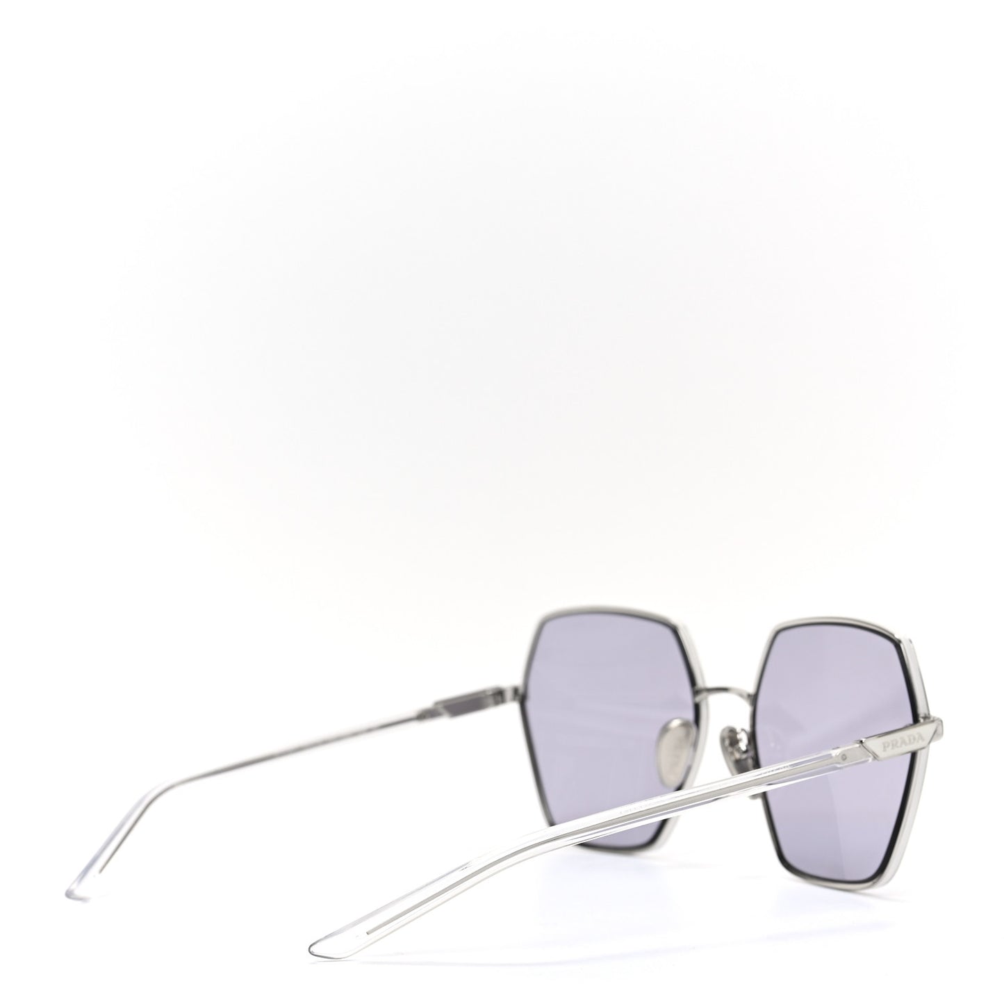 Geometric Sunglasses PR 56YS Silver White