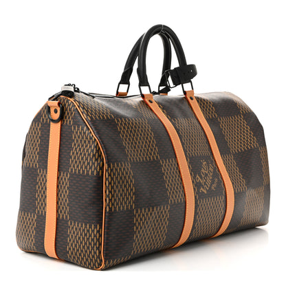 Louis Vuitton x Nigo Giant Damier Ebene Monogram Keepall Bandouliere 50 4 of 19
