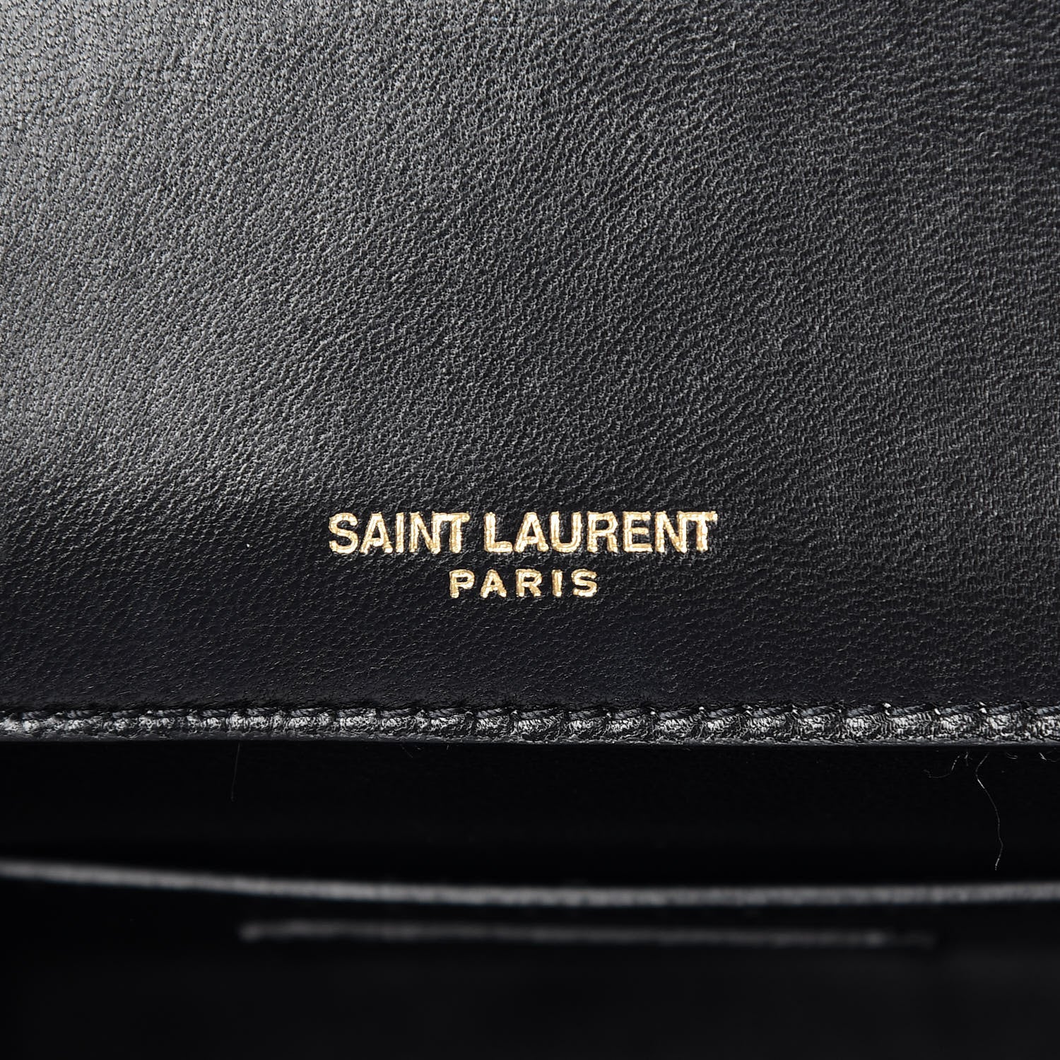 Saint Laurent Lambskin Matelasse Chevron Monogram Small Sulpice Bag Black 6 of 11