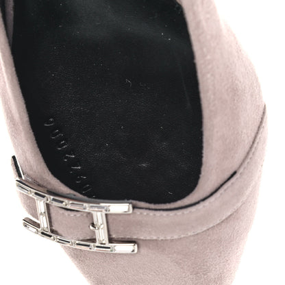 Hermes Chevre Velours Blush 40 Pumps 38 Beige Rose 10 of 13
