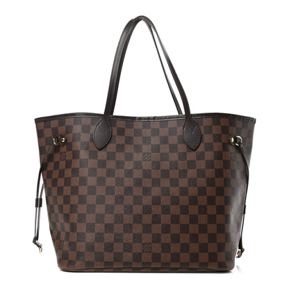 Louis Vuitton Damier Ebene Neo Neverfull MM Rose Ballerine 1 of 12