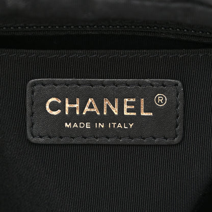 Chanel Calfskin Chevron Quilted Small Urban Spirit Backpack Black 6 of 10