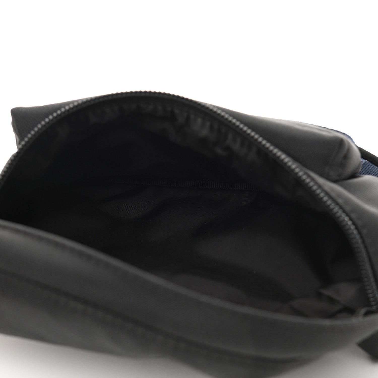 Balenciaga Sport Nylon Logo Embroidered Wheel Belt Bag Black White 5 of 10