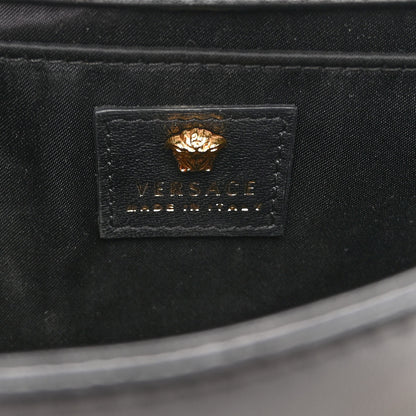 Versace Vitello Palazzo Medusa Evening Clutch Bag Black 6 of 10