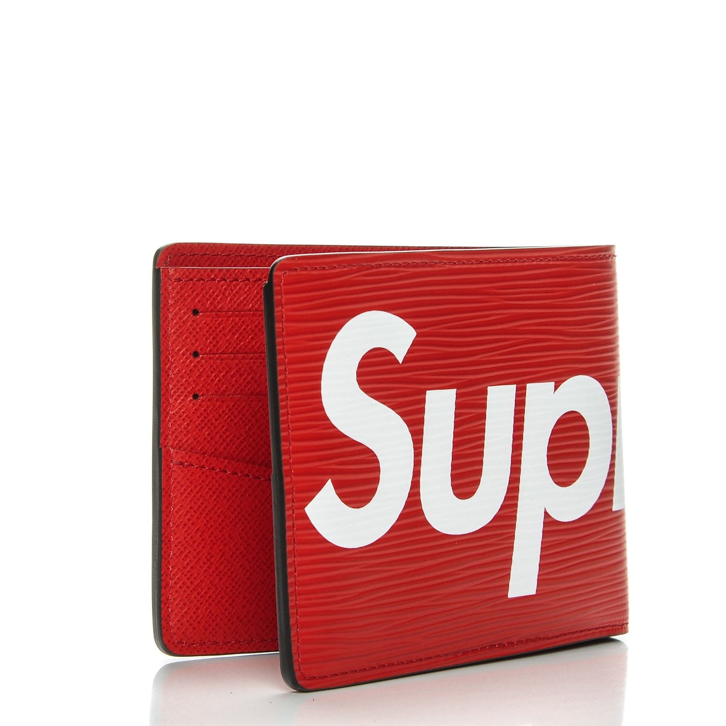 X SUPREME Epi Slender Wallet Red