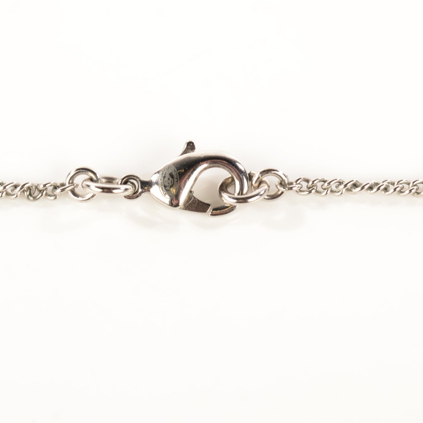 Crystal Timeless CC Necklace Silver