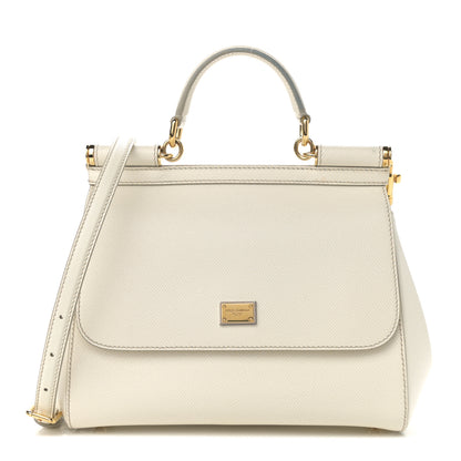 Dolce & Gabbana Dauphine Medium Miss Sicily Satchel White 1 of 10