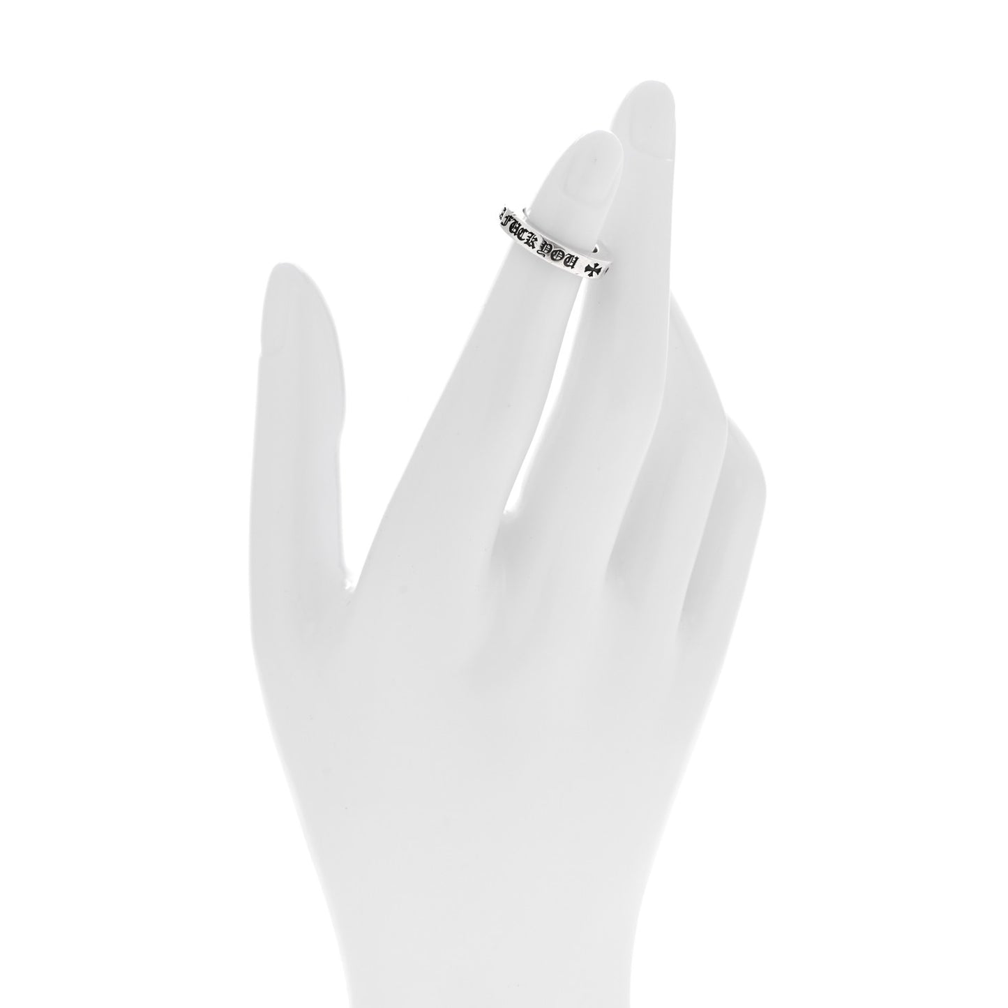 Sterling Silver CH LA Fck You Spacer Ring 41 2