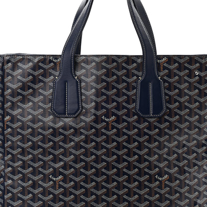 Goyard Goyardine Voltaire III Tote Navy 8 of 11