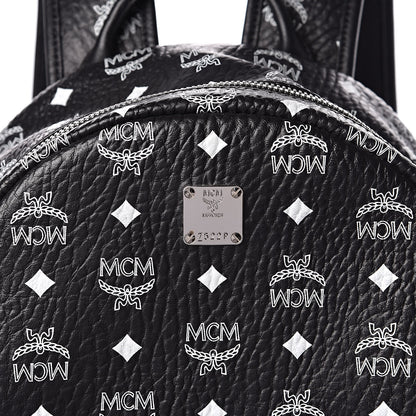 MCM Visetos Medium Stark Backpack Black 10 of 10
