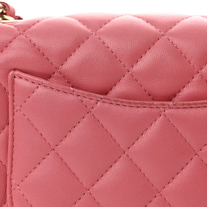 Chanel Lambskin Quilted Valentine Charms Mini Rectangular Flap Pink 13 of 13