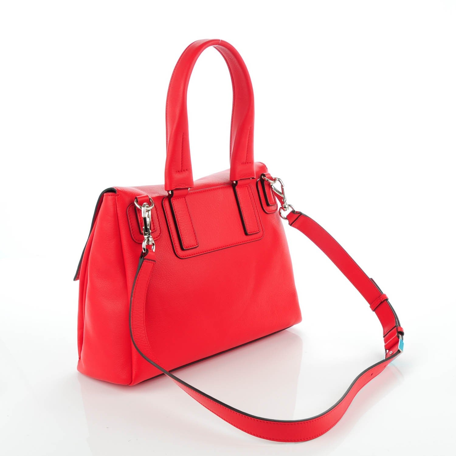 Givenchy Calfskin Small Pandora Pure Flap Bag Red 3 of 7