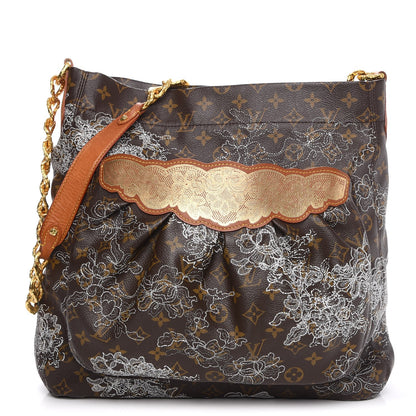 Louis Vuitton Monogram Dentelle Fersen Silver 1 of 10