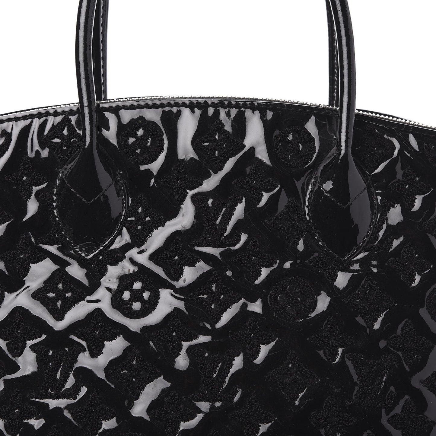 Patent Lambskin Fascination Lockit Vert Fonce