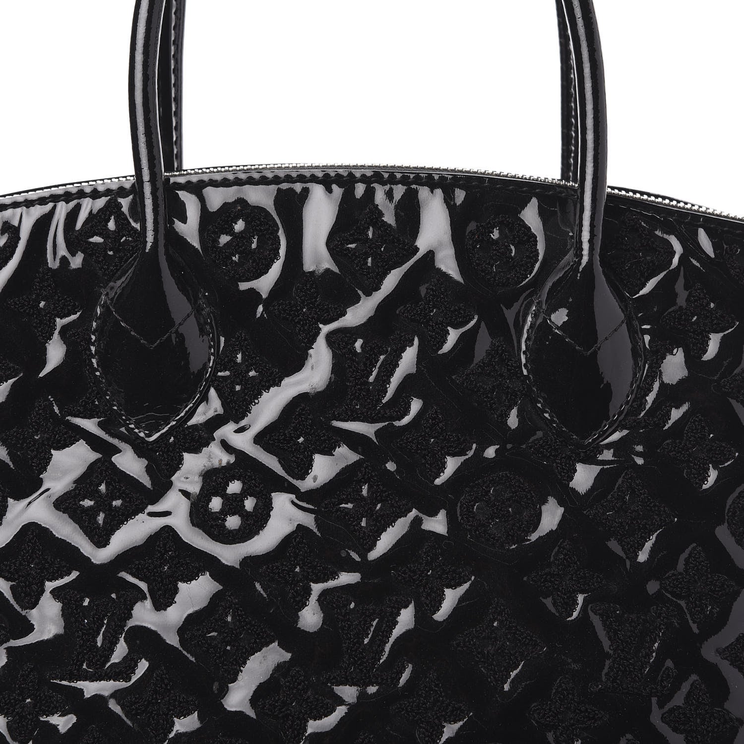 Louis Vuitton Patent Lambskin Fascination Lockit Vert Fonce 10 of 10