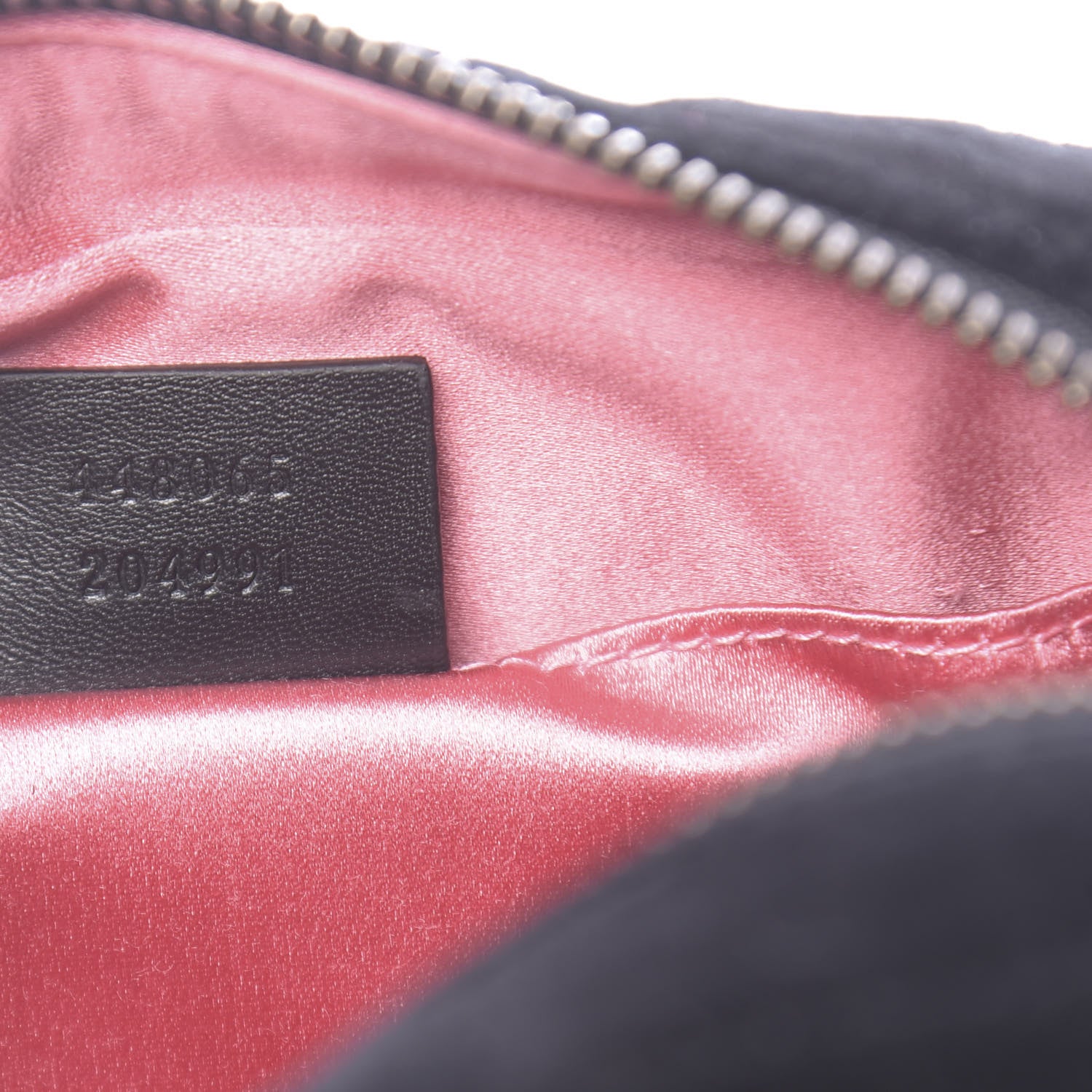 Gucci Velvet Matelasse Marquise Crystals Mini GG Marmont Chain Shoulder Bag Black 7 of 10