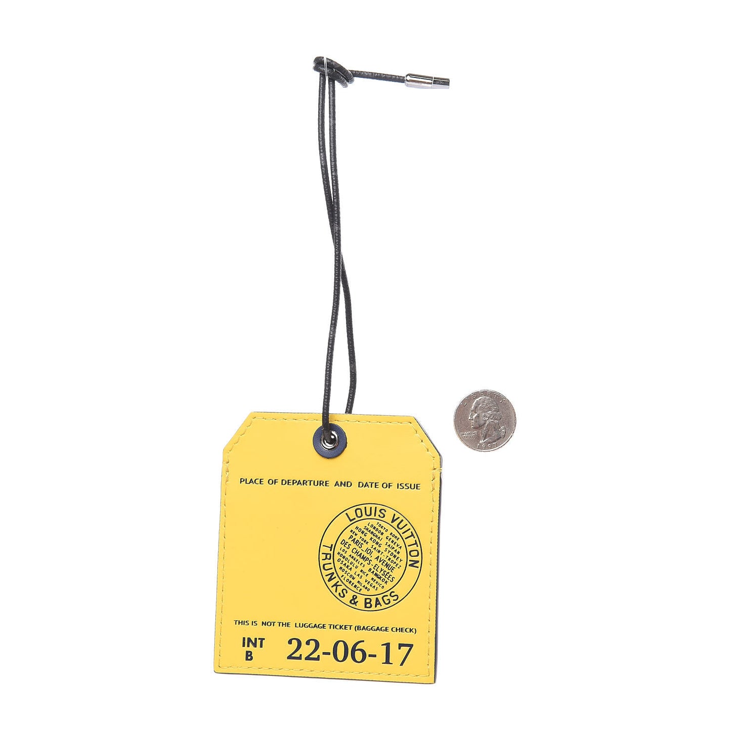 Calfskin Honolulu Name Tag