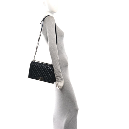 Chanel Caviar Quilted New Medium Boy Flap Black 2 of 10