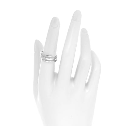 Anita Ko 18K White Gold Coil Ring 53 6.5 2 of 4